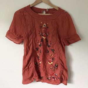 Umgee Embroidered Blouse
